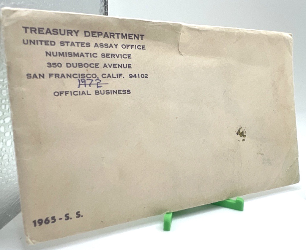 1972 U.S. Mint Uncirculated Coin Set – Mint Cello Packaging