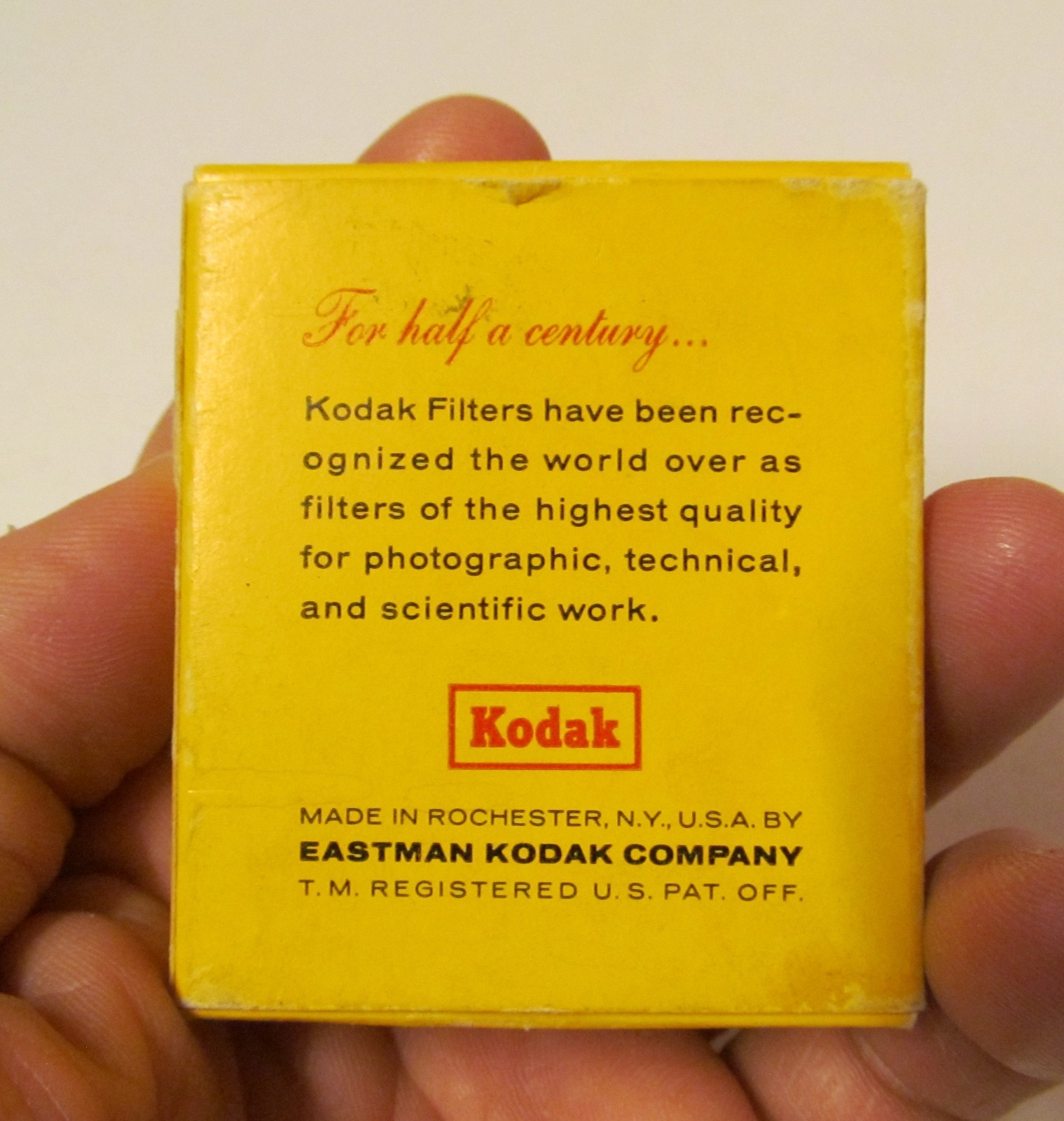 Kodak filter 82A (2” square) in original box