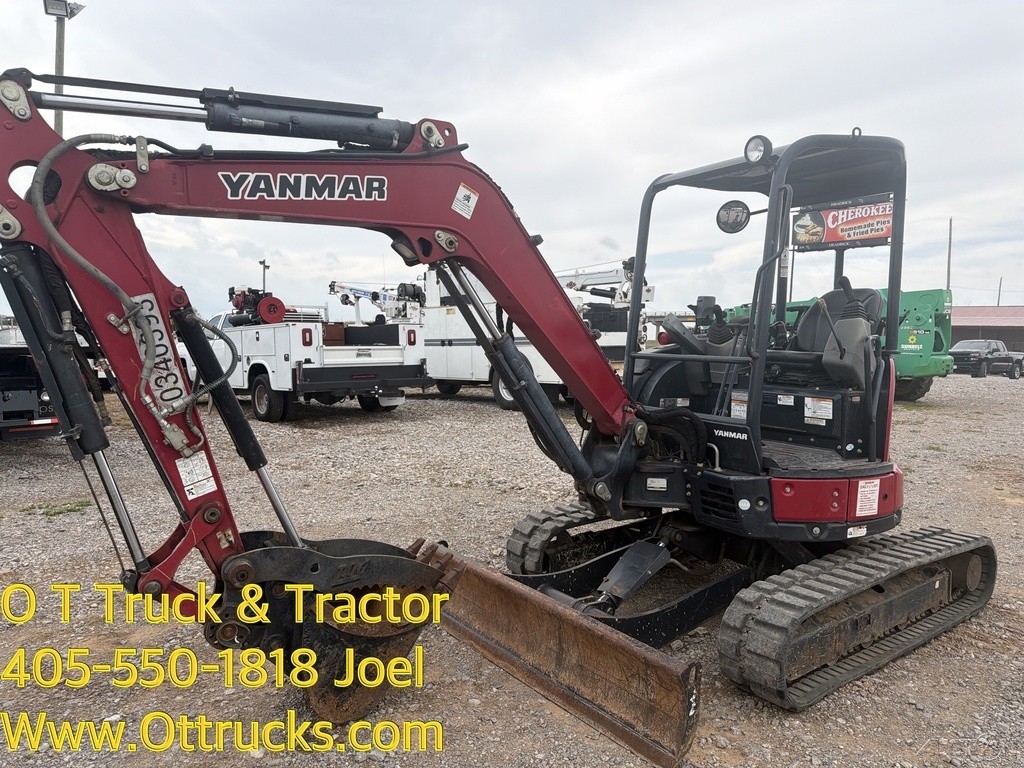 2021 Yanmar VIO35 Mini Excavator Track Hoe 24 Hp 8400Lbs Hyd Thumb Used