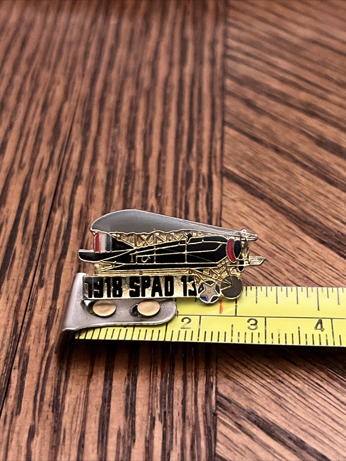 1918 SPAD 13 Biplane Enamel Lapel Pin Aviation Collectible FREE SHIPPING