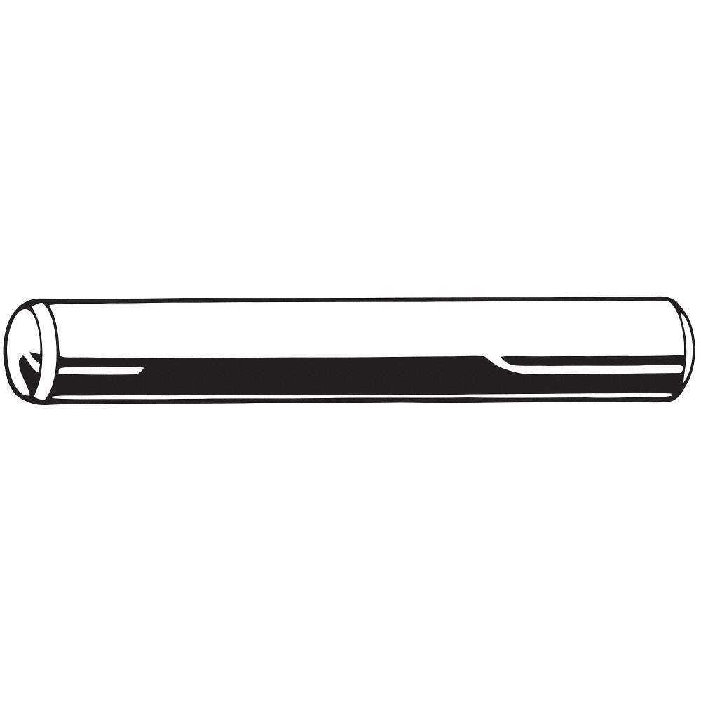 GRAINGER APPROVED M39080.060.0060 Dowel Pin,Plain,6mm Dia. x 60mm L.,PK50 53GH55