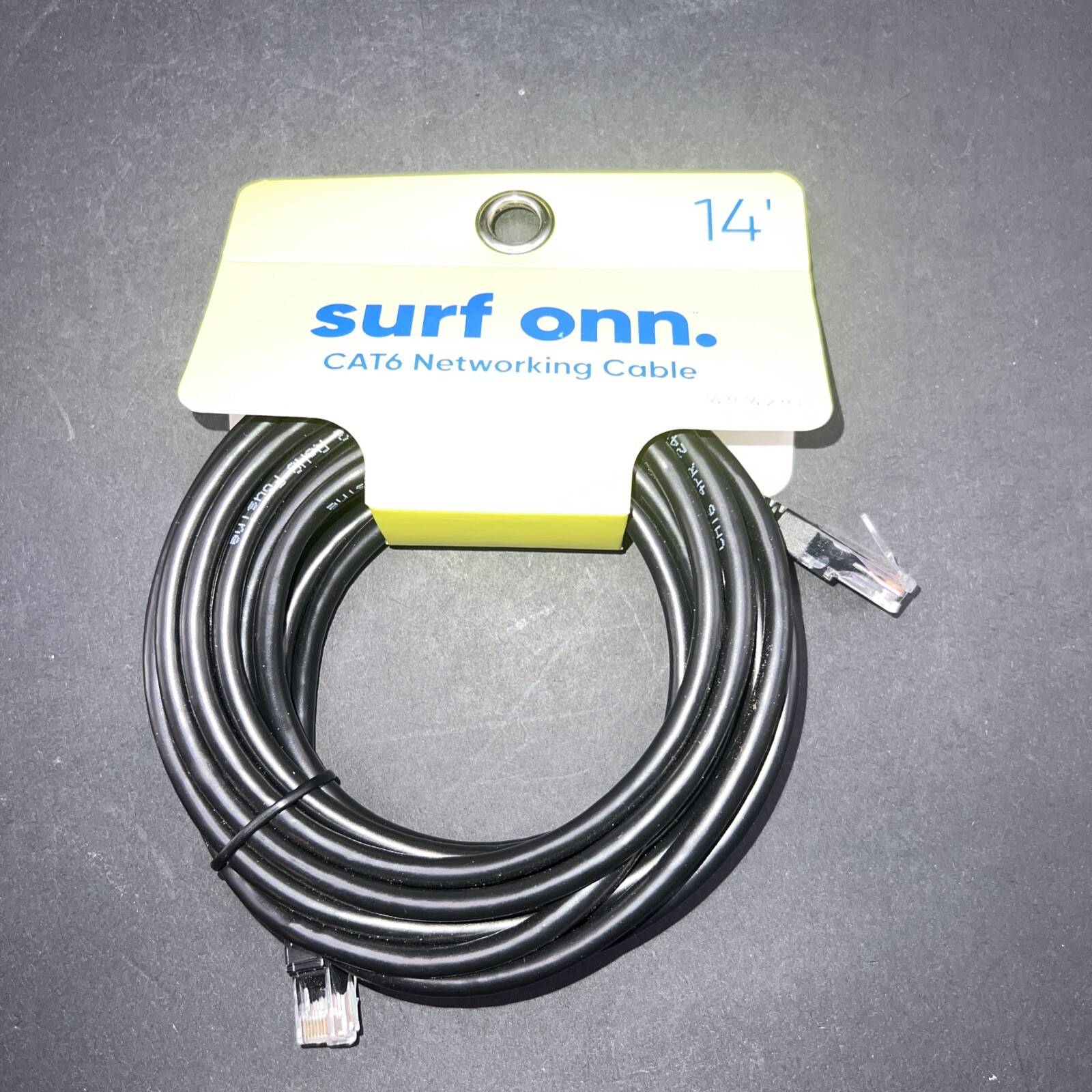 Onn Ethernet Cat6 Networking Cable - 14 Feet. New