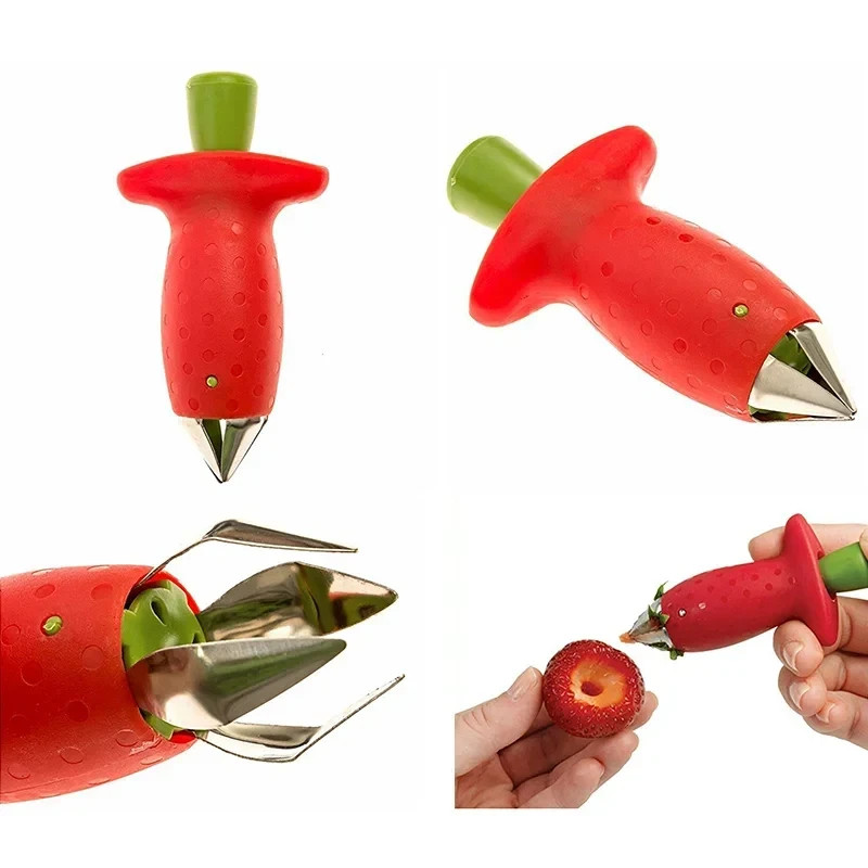 Tomato & Strawberry Stem Remover Fruit Corer Pineapple Seed Cutter Kitchen Tool