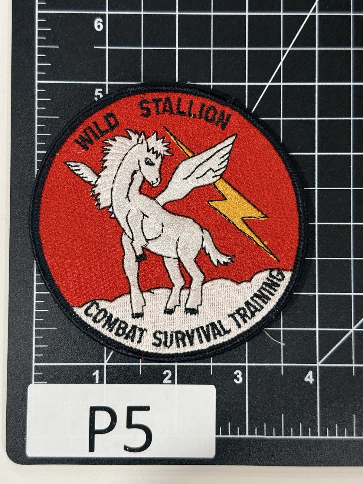 Original 1980s USAF US Air Force Wild Stallion Combat Survival Training Patch