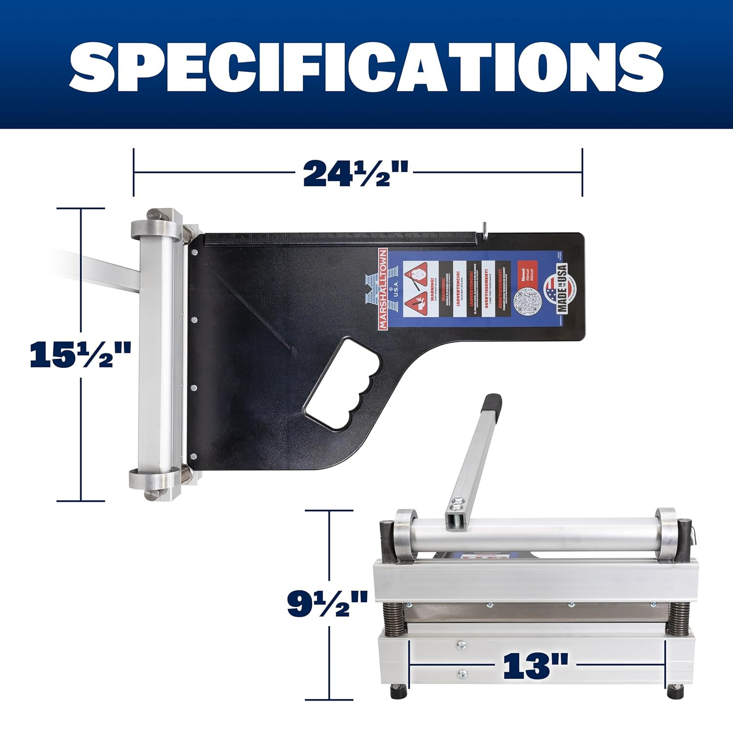 13" Ultra-Lite Vinyl Plank Flooring Cutter - Made in USA