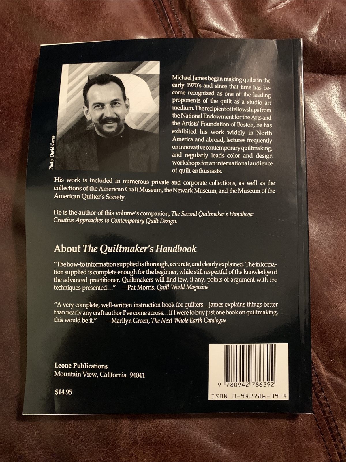 THE QUILTMAKER’S HANDBOOK: A Guide To Design And Construction- Michael James