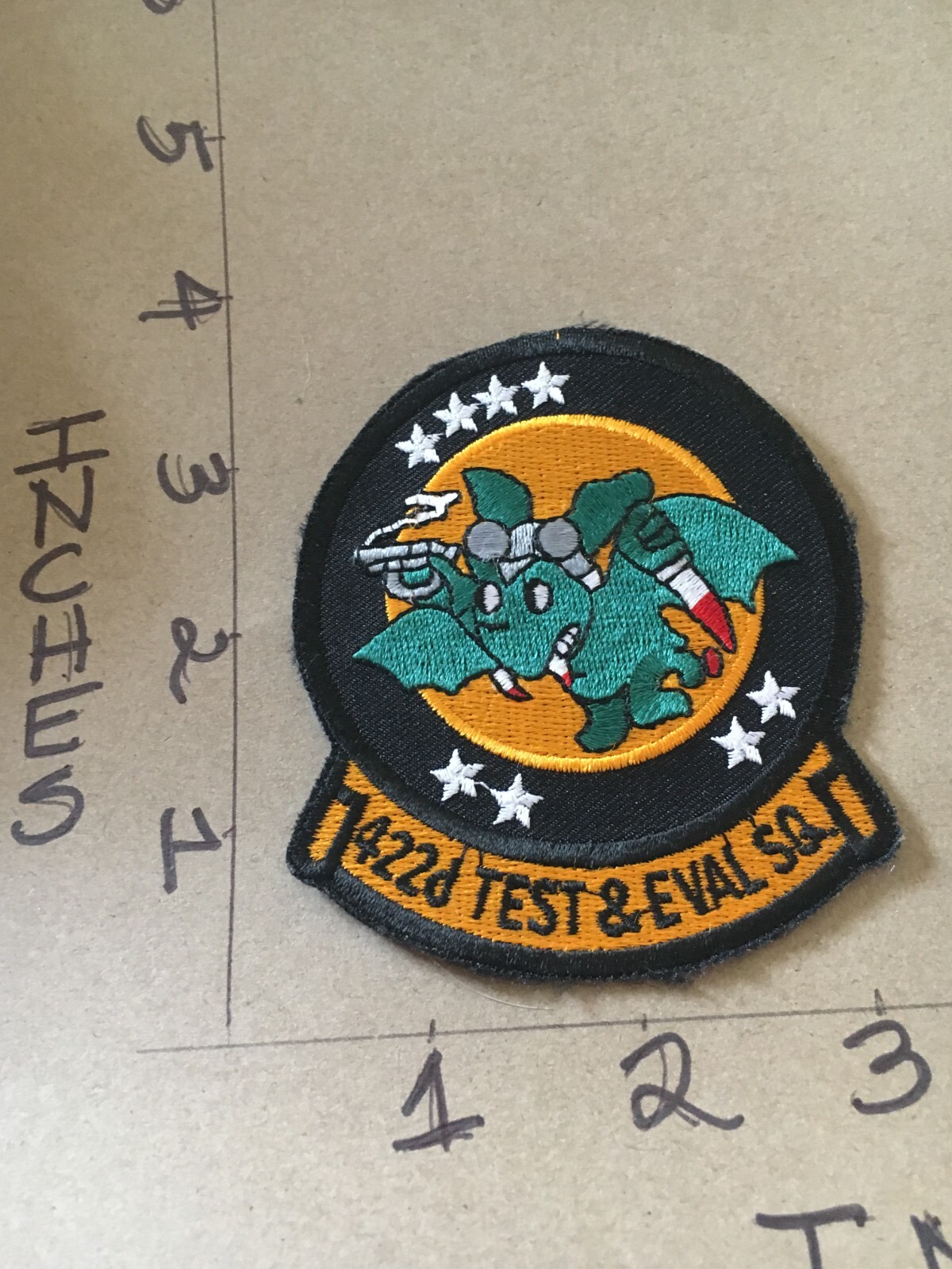 USAF 422nd Test & Eval Squadron patch 5/1/25