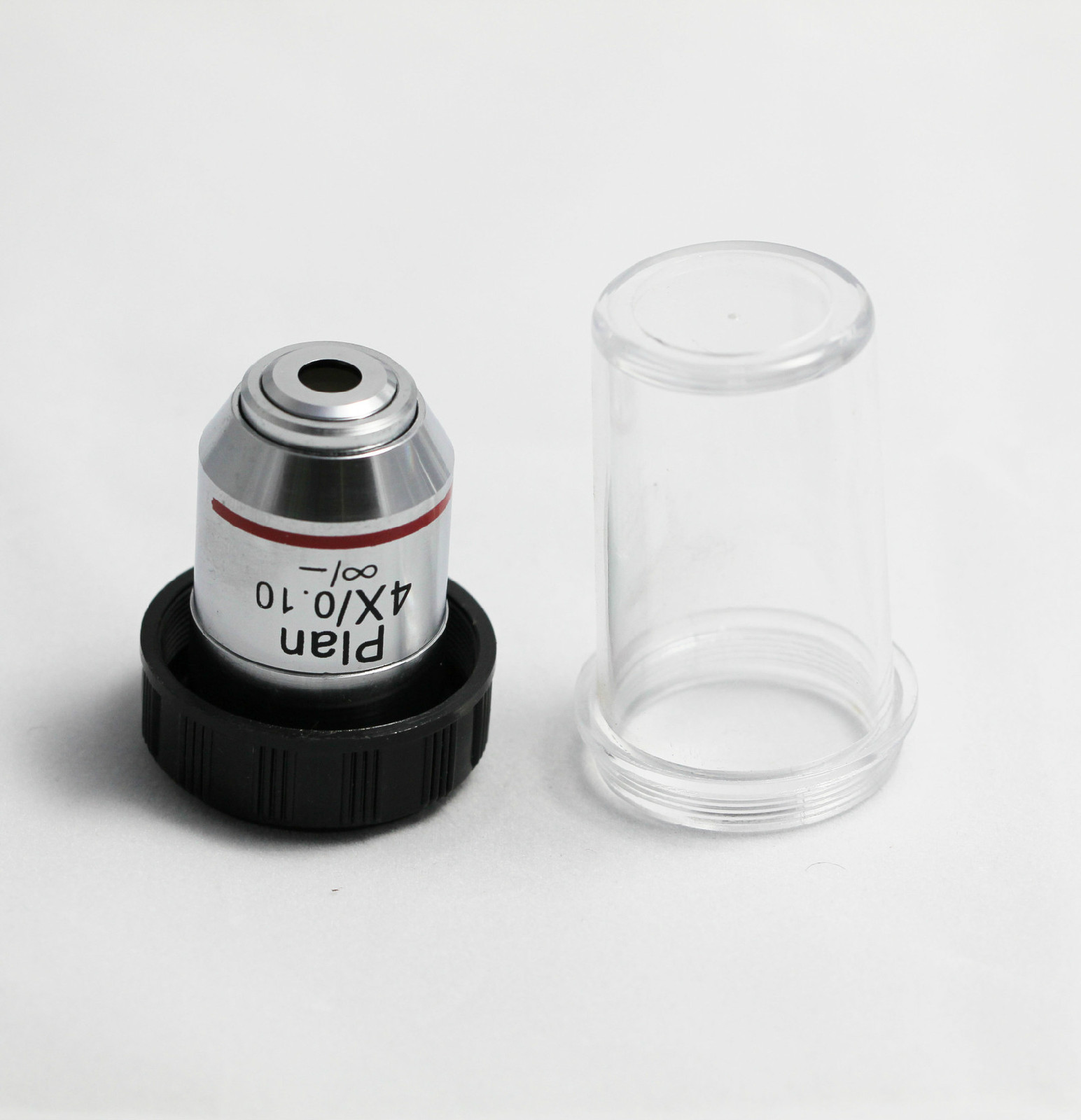 New 4X / 0.1 INFINITY PLAN ACHROMATIC Microscope Objective Lens ProScope