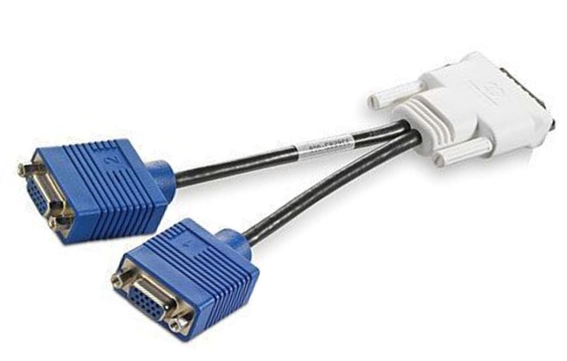 DUAL VGA Ports Adapter (Female). ✔️  HP Dell.✔️ DMS-59 to dual (2) VGA Outputs.