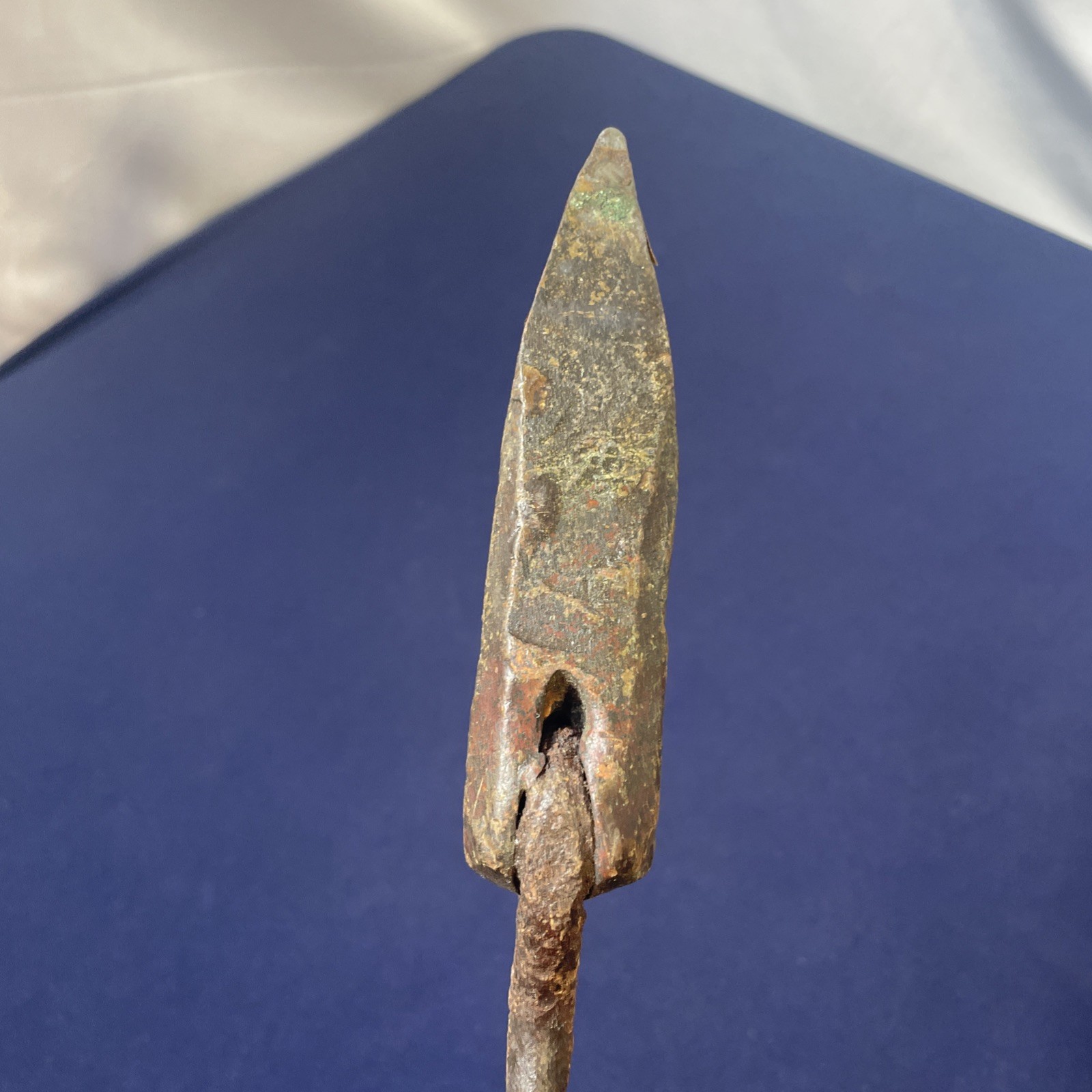 LARGE OLD ANTIQUE COPPER SOLDERING IRON