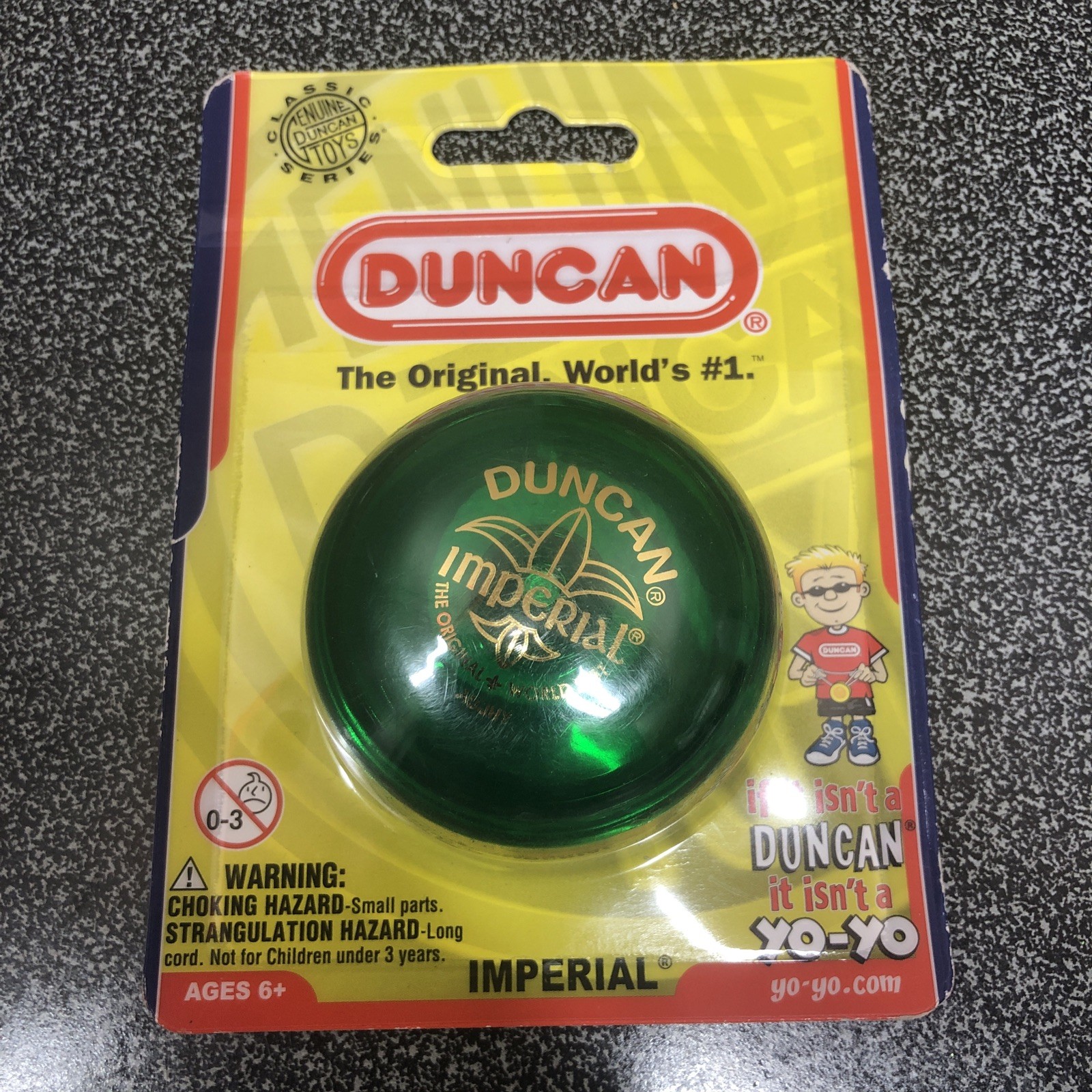 NEW Duncan Imperial Yoyo Green Transparent Yo-Yo Sealed Free Shipping Classic