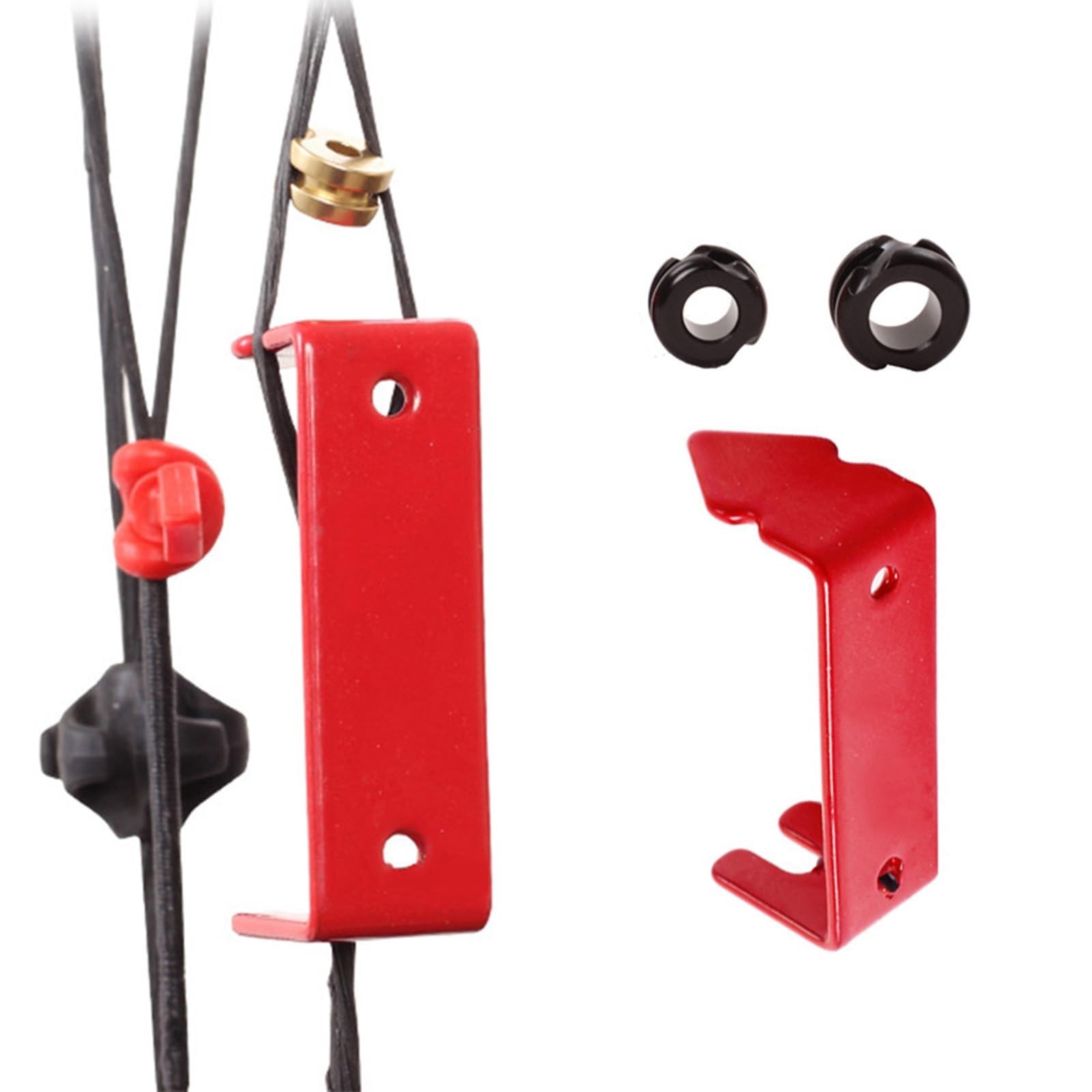 SPG Archery Peep Sight, 1/4" 3/16" Aluminum Peep Sight or Tubing peep Sight w...