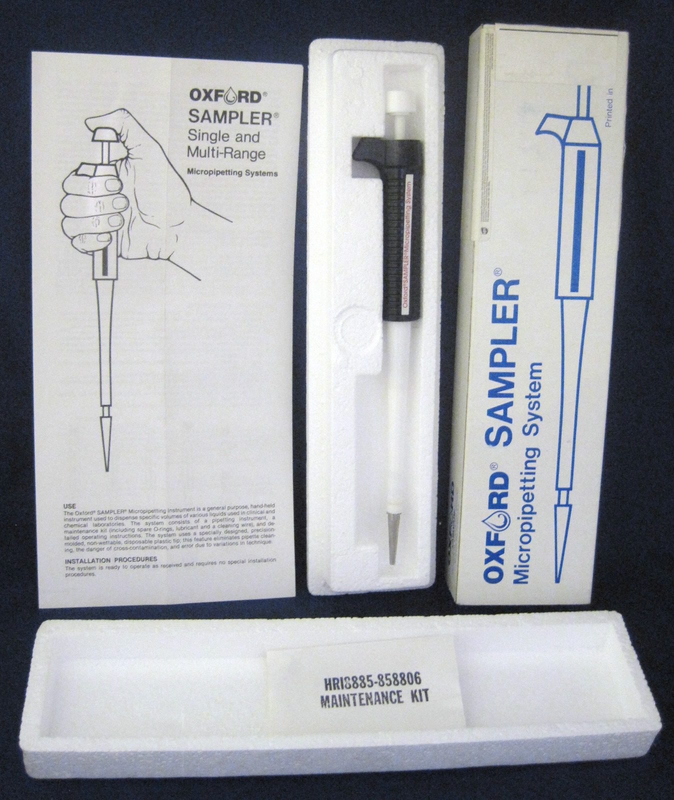 NEW 25uL Fixed Volume Micro Pipette Oxford Series 8000 Precision Sampler Pipet