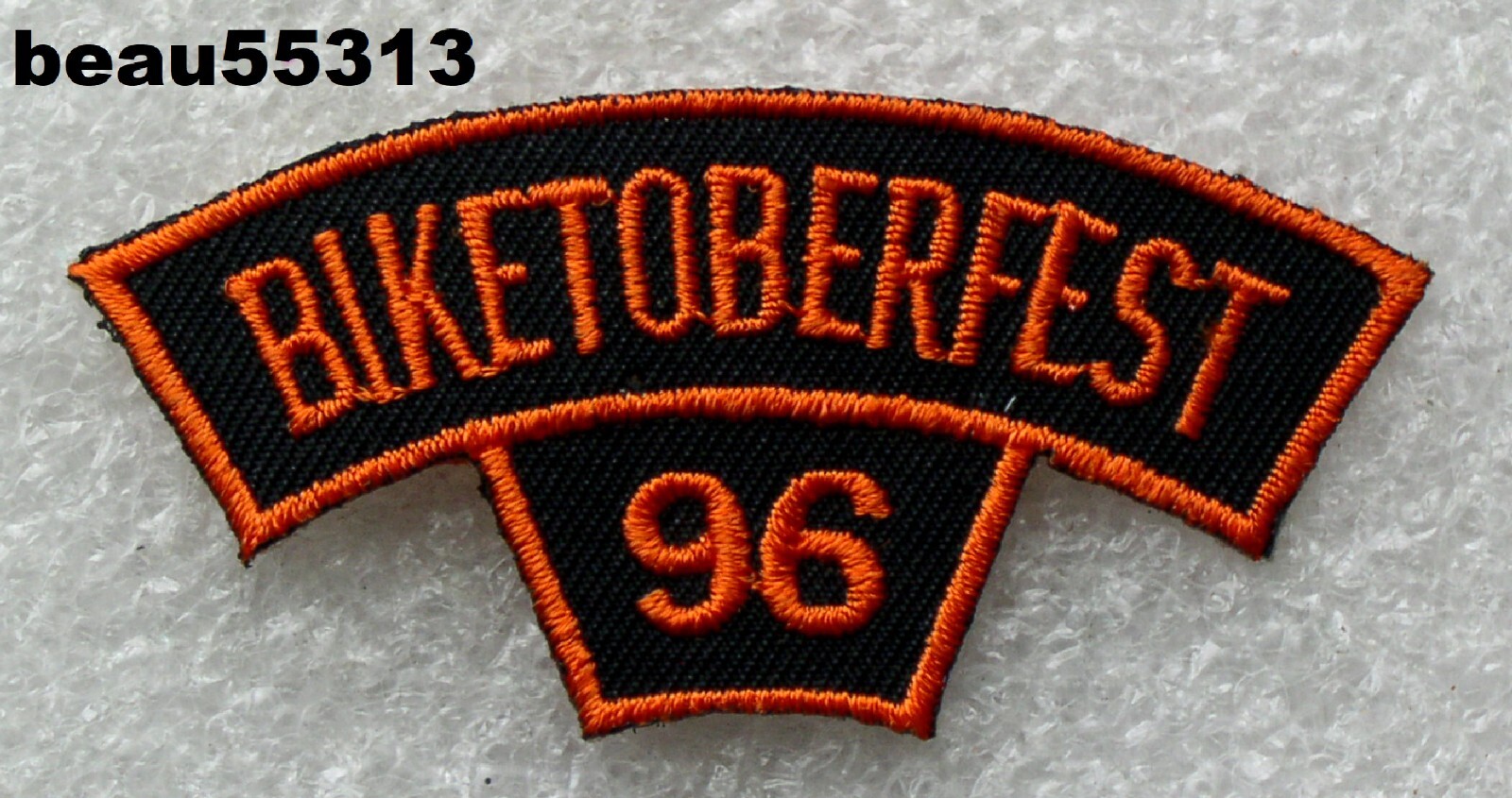 ⭐1996 DAYTONA FLORIDA BIKETOBERFEST HARLEY BIKE RALLY ROCKER VEST JACKET PATCH