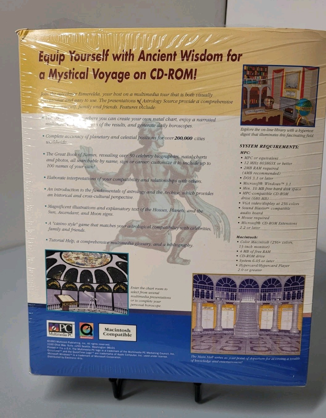 Astrology PC CD-ROM Big Box Complete MPC Mac Windows Software Vintage