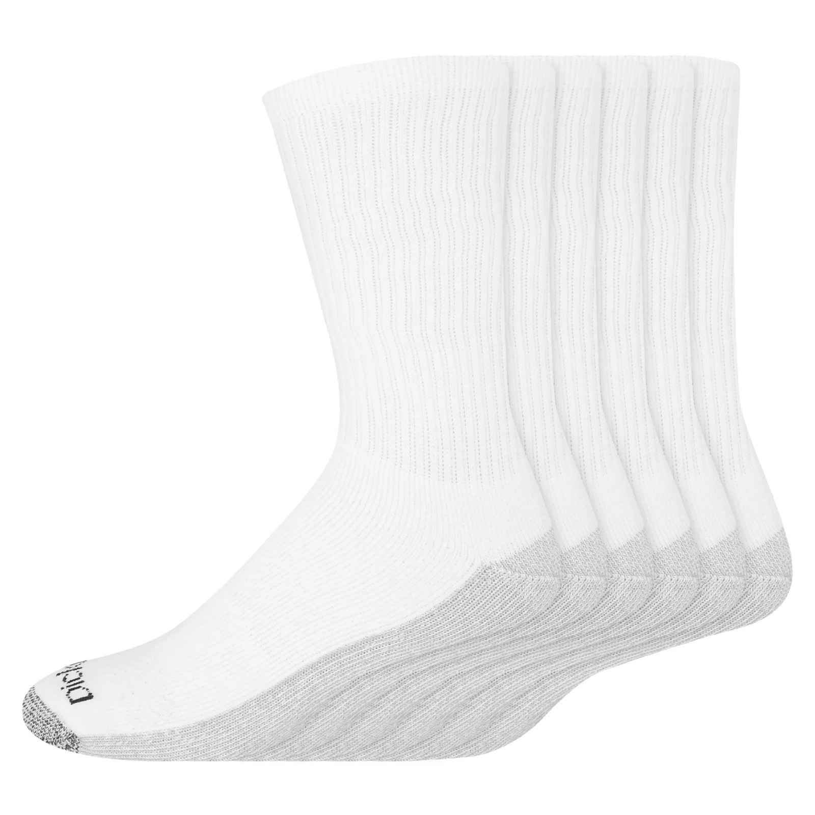 Dickies Men's Dri-tech Moisture Control Crew Socks 6 pack Shoe Size