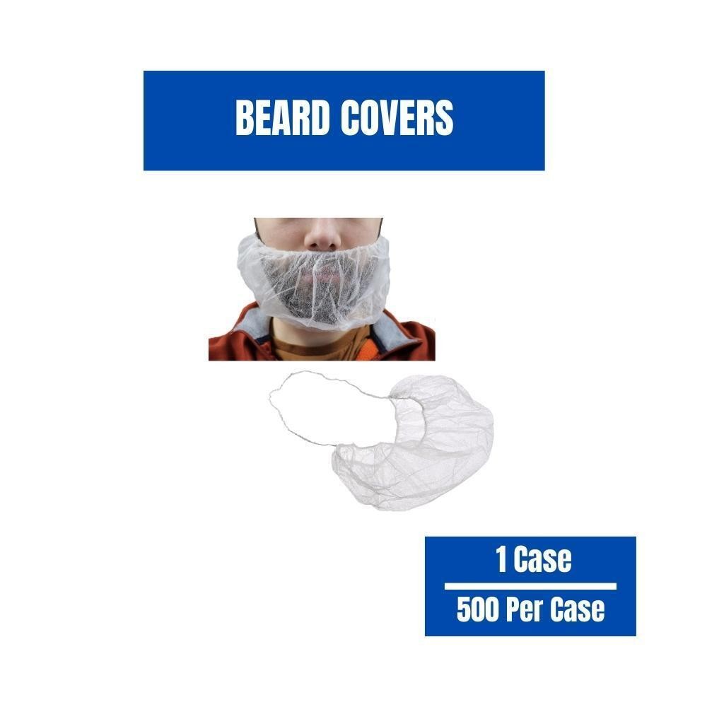 Beard Nets Spun bonded Polypropylene White Piecesage of 500