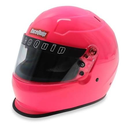 RaceQuip 277886 PRO25 Full Face SA2025 Snell FIA Racing Helmet Hot Pink X-Large