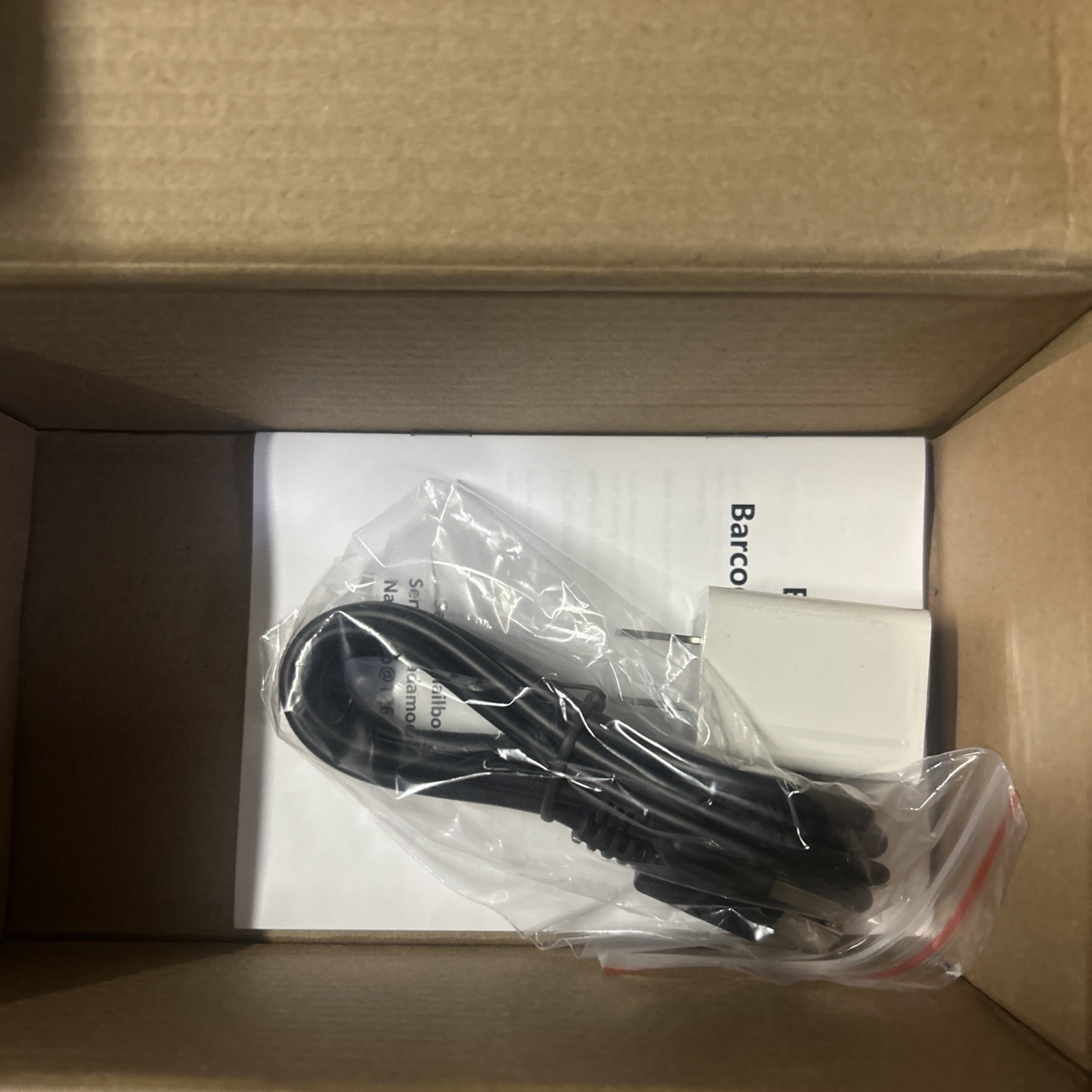 Nadamoo Barcode Scanner Bur 3003 Wireless Cordless Black - New