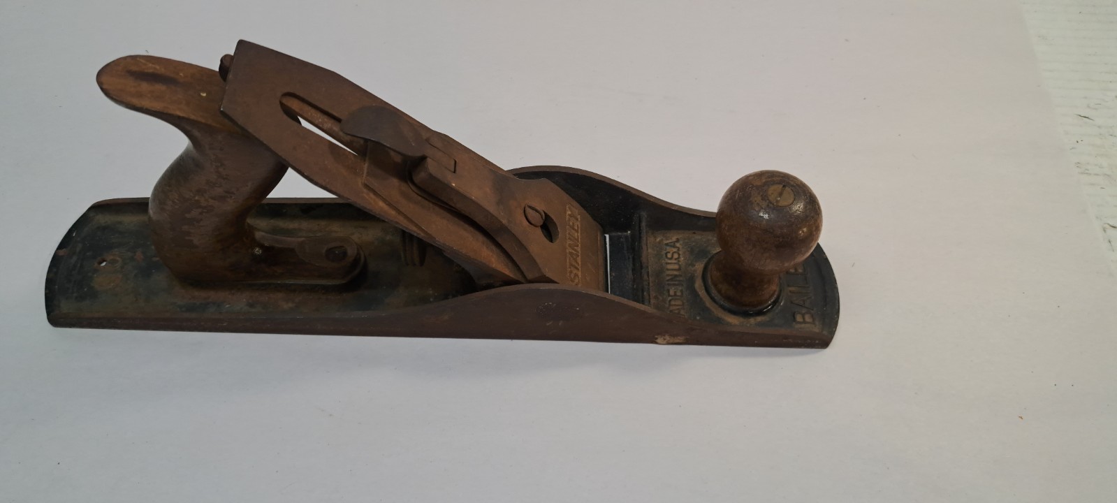 Vintage Stanley Bailey No 5 Smooth Bottom 14” Wood Plane