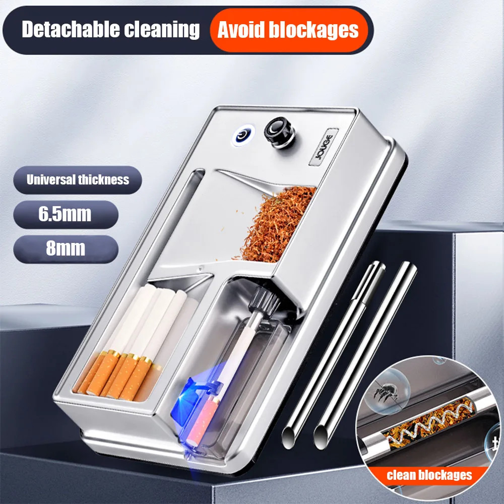 6.5/8mm Automatic Cigarette Rolling LED Sensing Machine Electric Tobacco Smoking