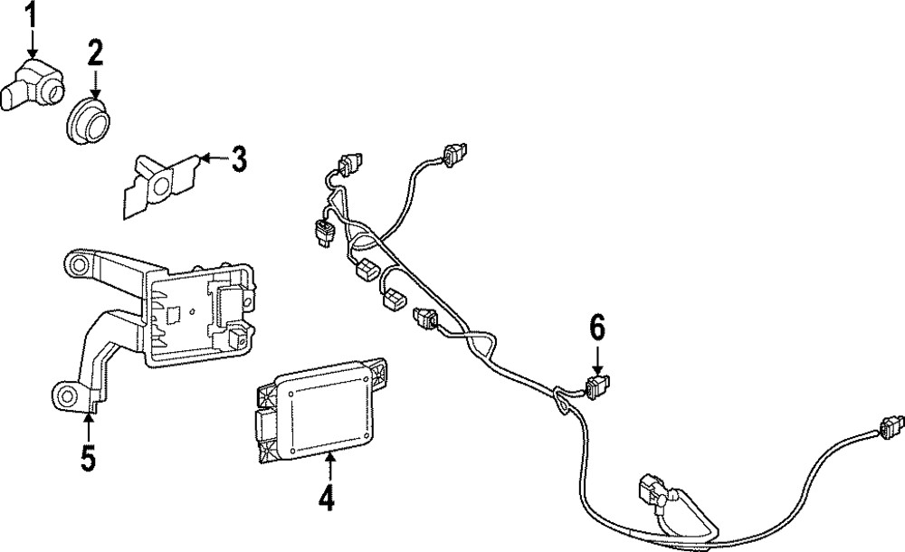 Genuine Volkswagen Mount Bracket 5H6-907-455-B
