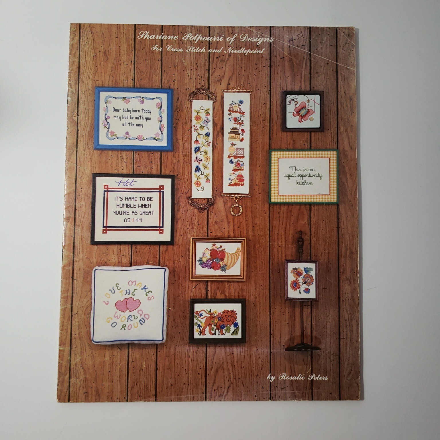 Rosalie Peters Needlepoint Cross Stitch Chart Shariane Mini Bell Pulls Jacobean