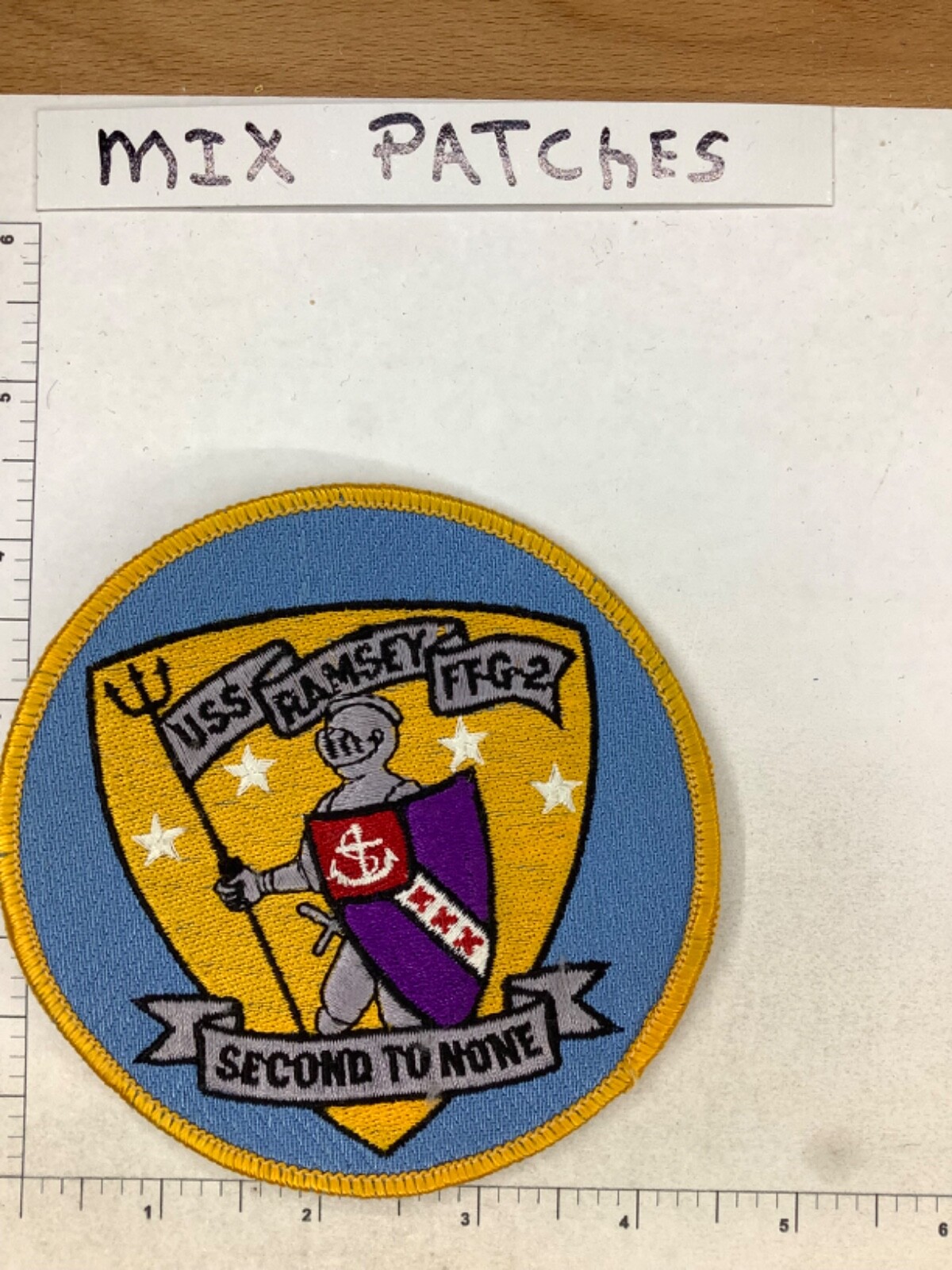 US NAVY USS RAMSEY SHIPS PATCH