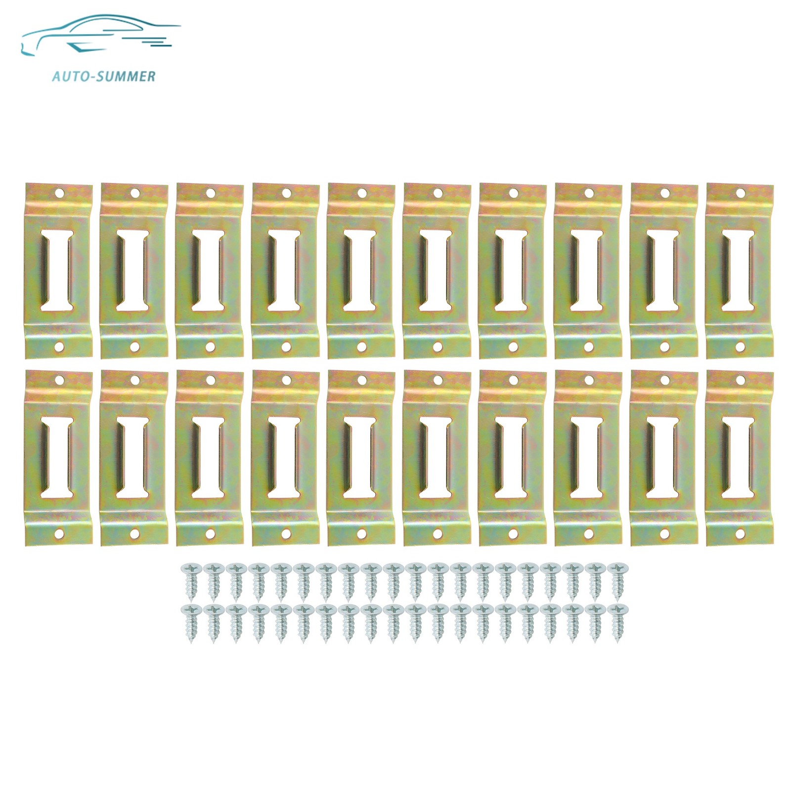 E Track Tie Down Enclosed Trailer Secure Cargo Single Slots 20 Pack Galvanized