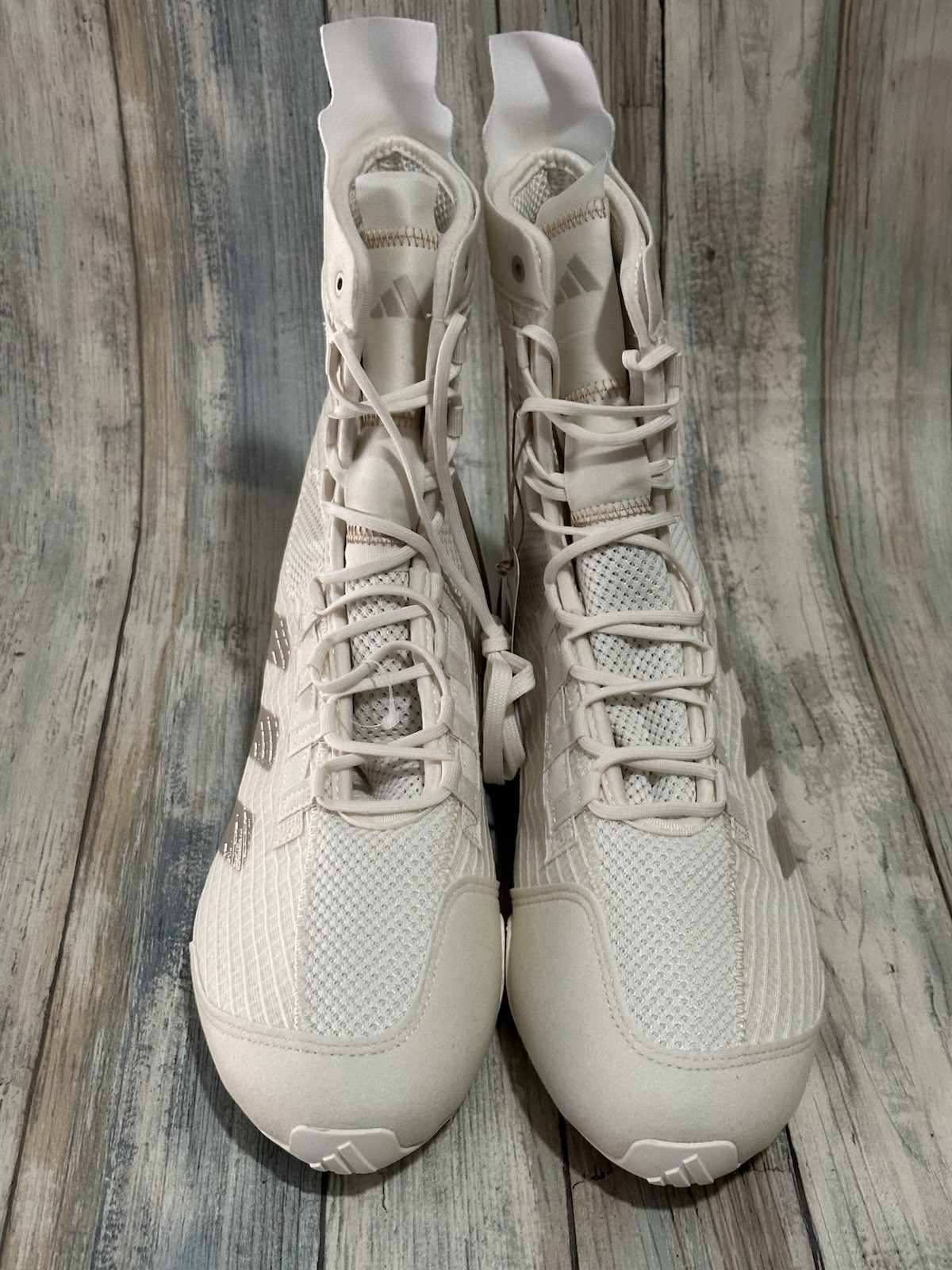 Adidas Boxing Speedex 23 High Top Men's Shoes Off White JH8822 Size 9.5