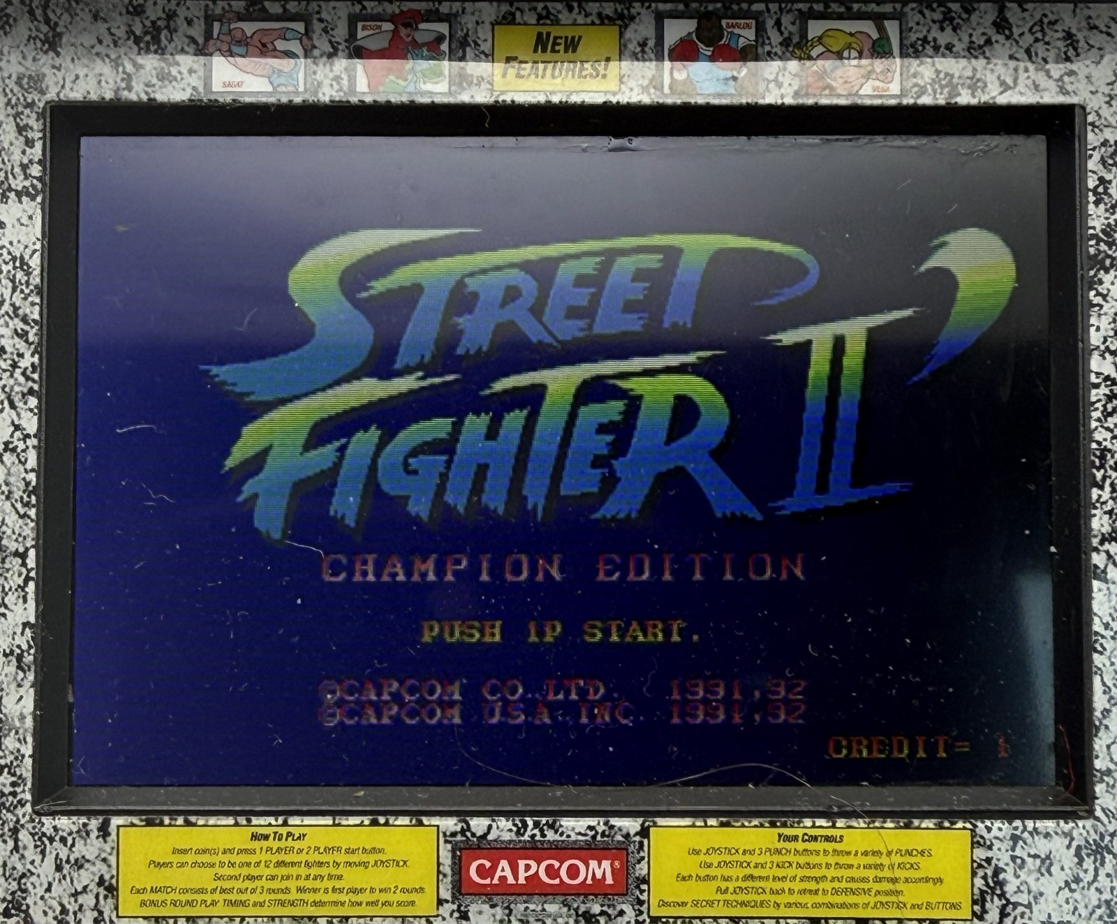 My Arcade Capcom Street Fighter II Champion Ed. Micro Player Retro Arcade