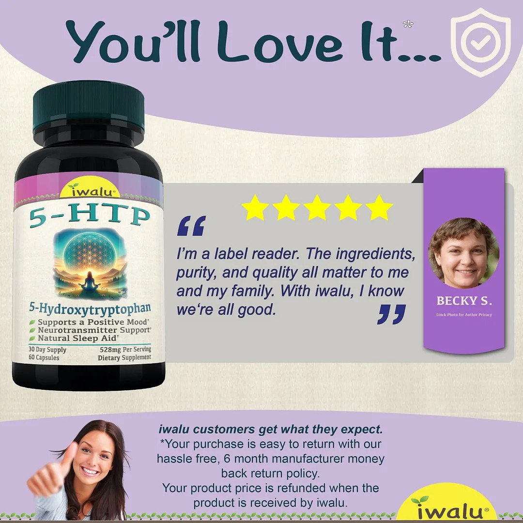 5 Hydroxytryptophan A Clinically Effective Serotonin Precursor | FREE SHIP
