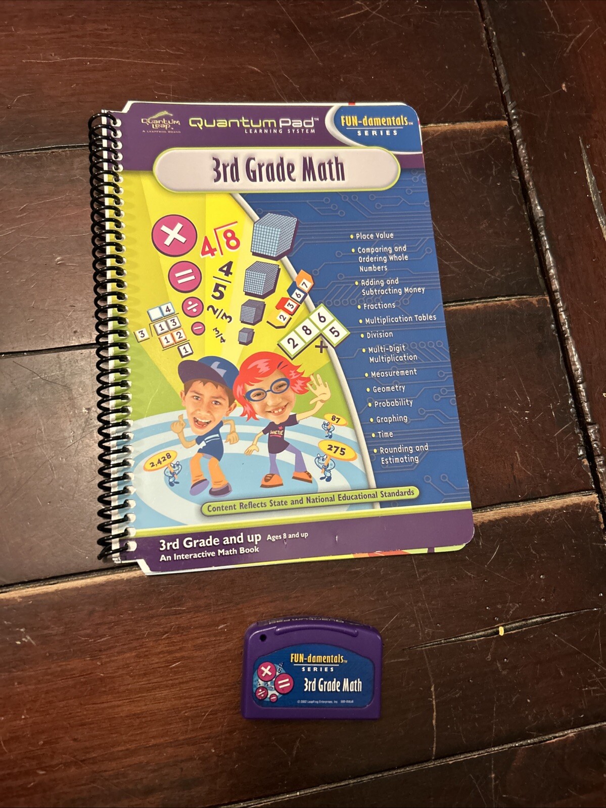Quantum Pad 3rd Grade Math FUN-damentals Book & Cartridge