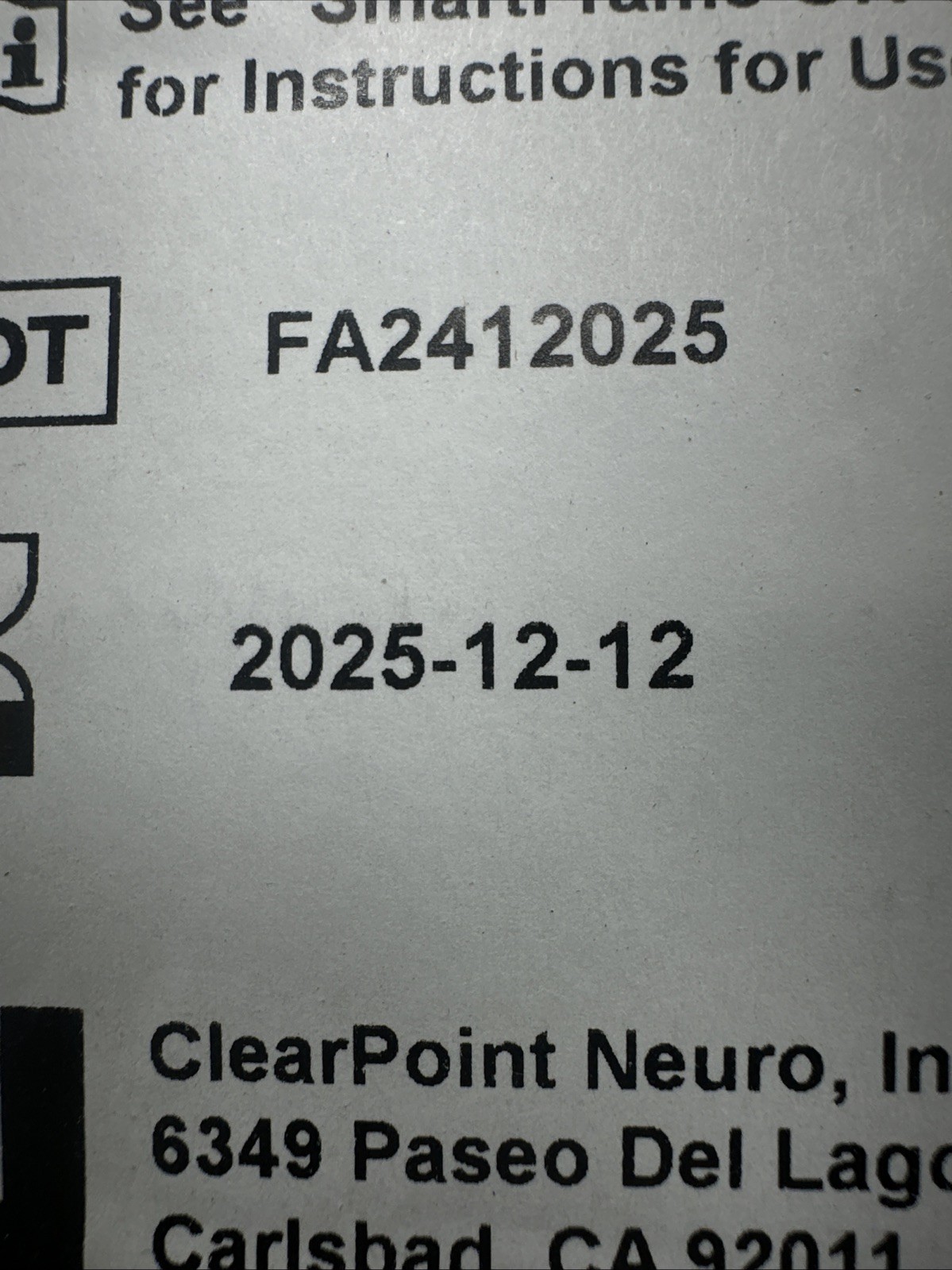 ClearPoint SMARTFrame O.R. Skull Mount Base REF NGS-SFOR-SK-01