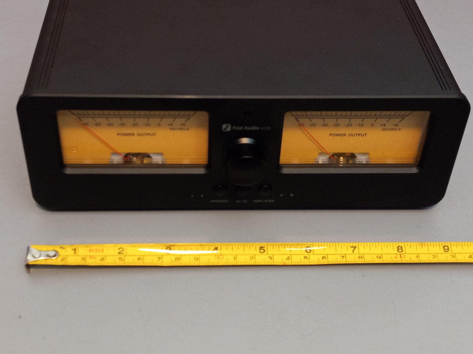 Fosi Audio LC30 VU Meter Amplifier Speaker Selector Switch Box Audio Visualizer