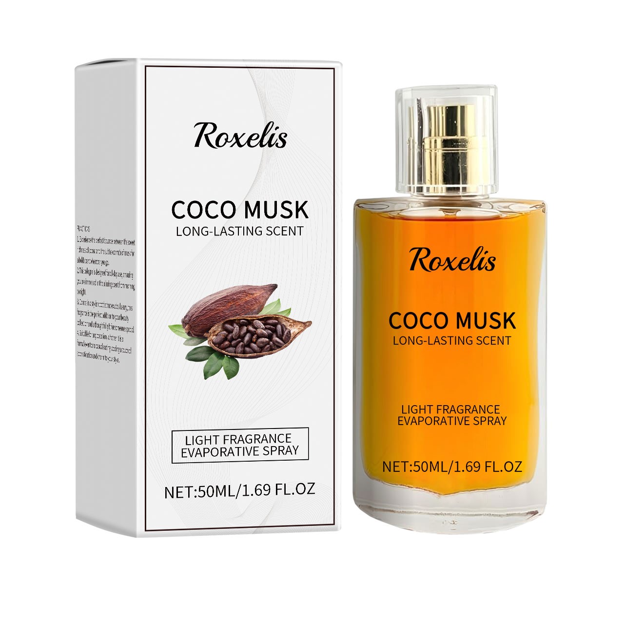 Men's Cologne Spray, Long Lasting Musk & Vanilla Scent, Eau De Toilette