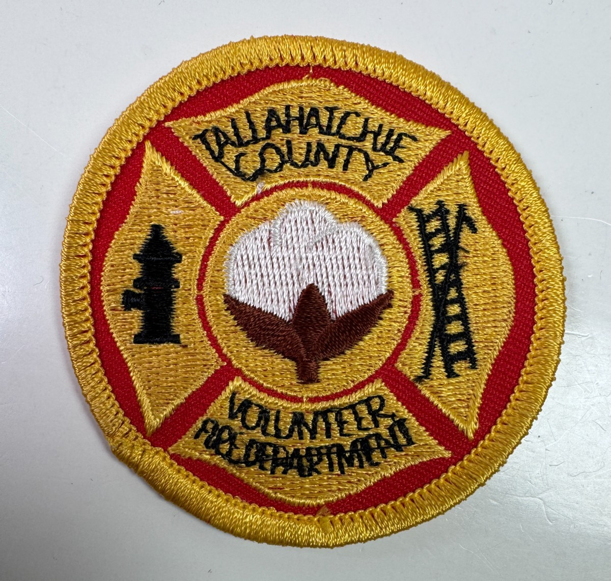 Tallahatchie County Mississippi Fire 2.5" Patch FF4