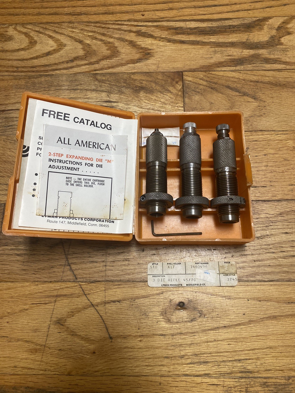 Lyman 45-70 Government 3 Die Set #7460496 Reloading