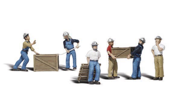 Woodland Scenics ~ New 2024 ~ O Scale ~ Dock Workers People ~ A2729