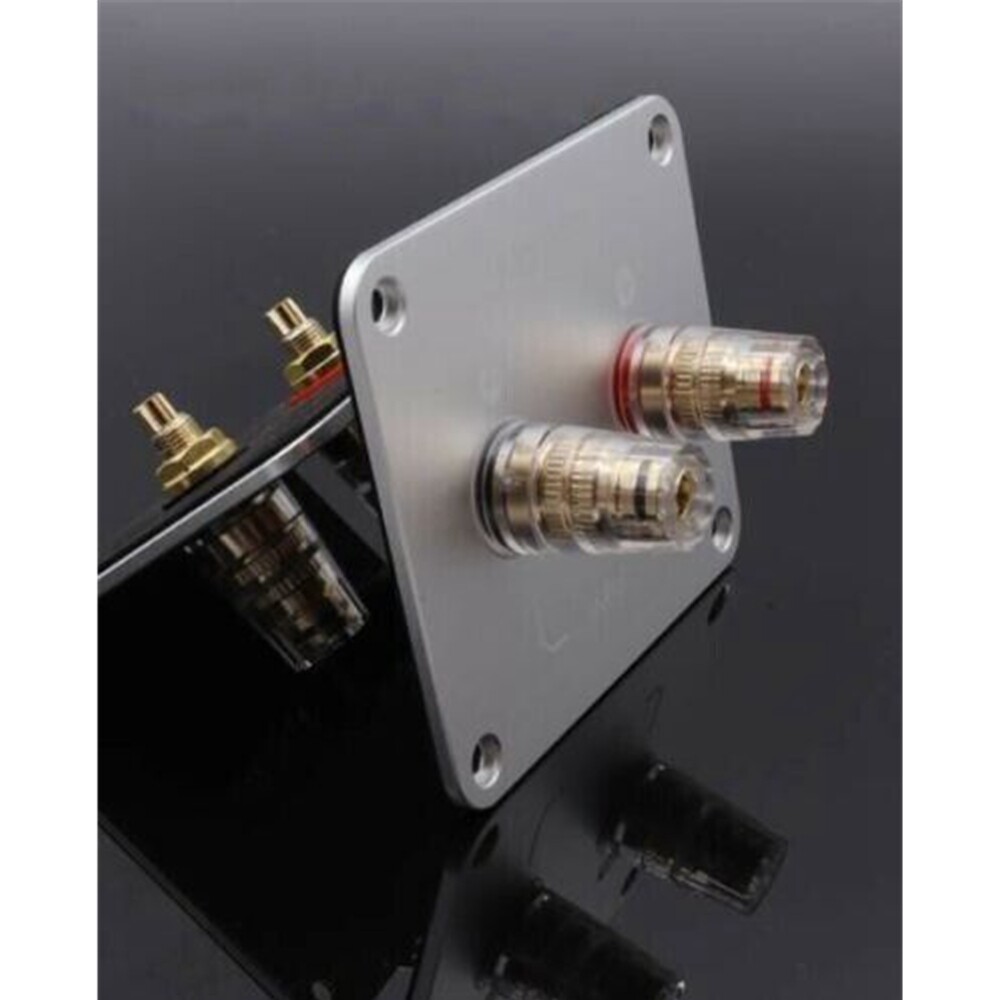 92mm*80mm Speaker Junction Plate Box Copper Terminal Binding Post HiFi audio DIY