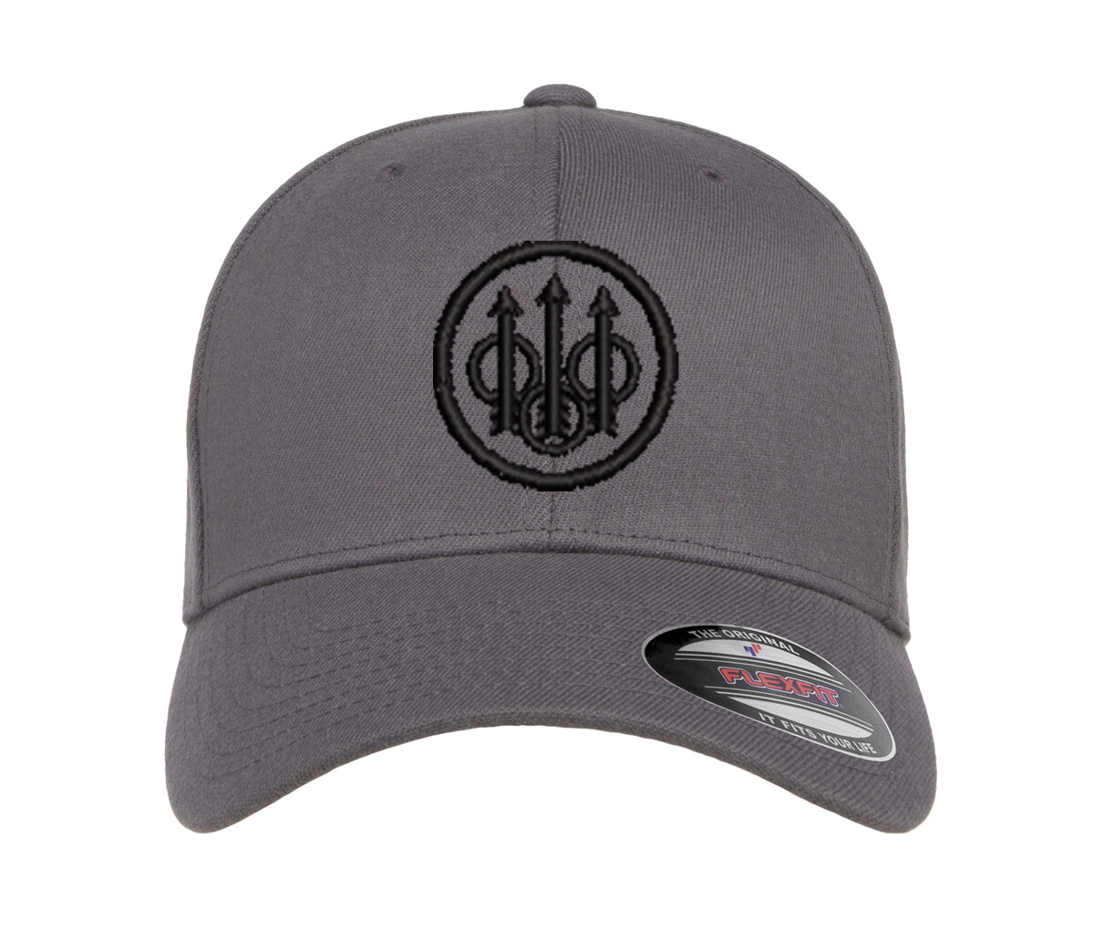 Beretta Circle Logo Embroidered Flexfit Hat Flat or Curved