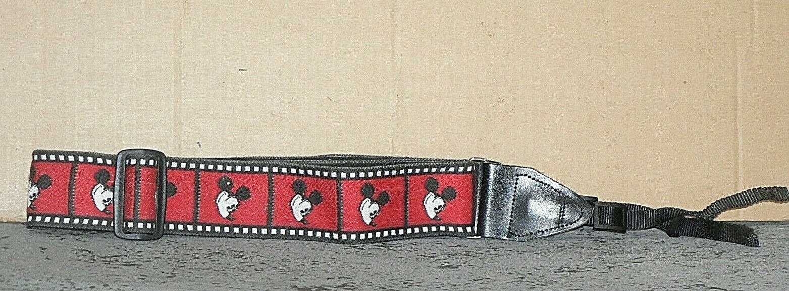 Rare Early 1990's Mickey Mouse Red Colored Camera Strap A3082