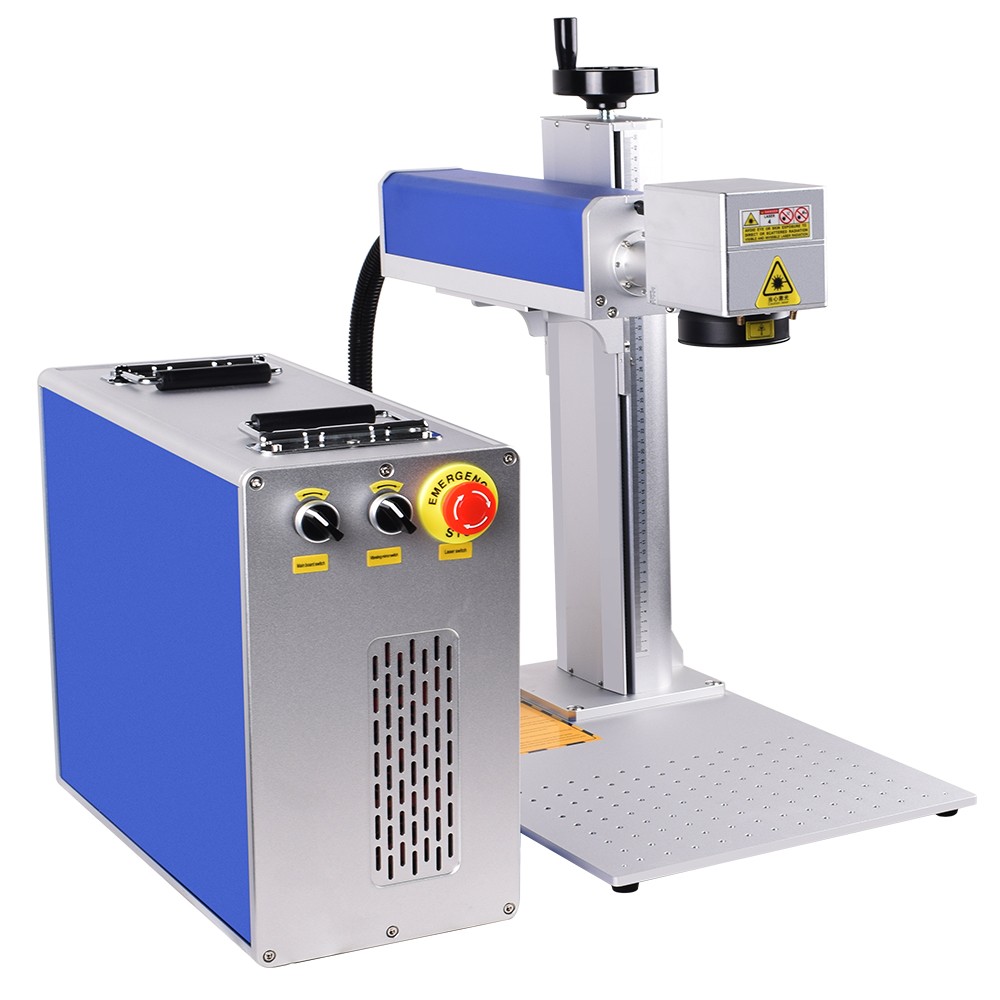 AU 30W JPT MOPA M7 Fiber Laser Marking Machine Metal Steel Engraver Color Marker