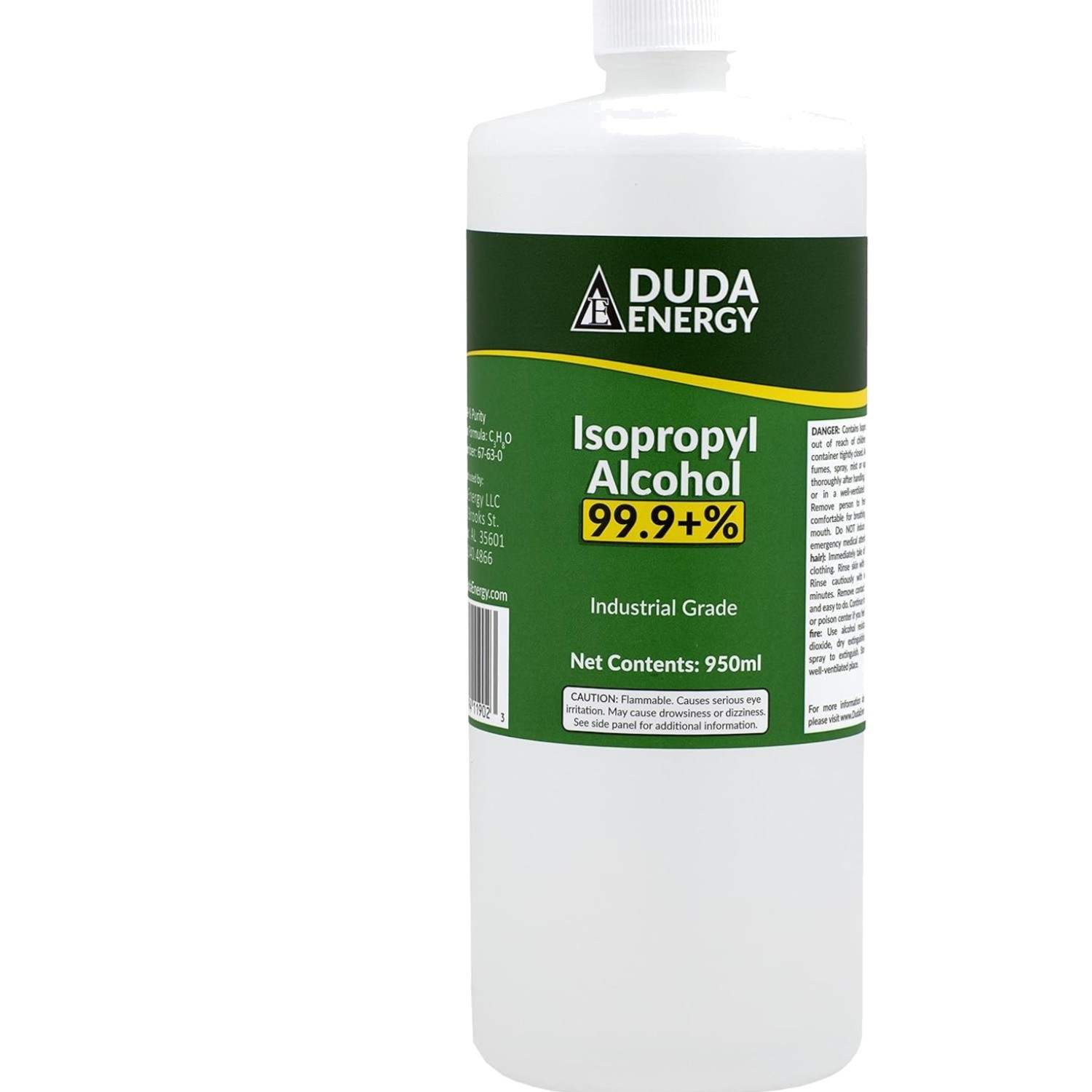 4 x 950ml Bottles of 99.9+% Pure yl Alcohol Industrial Grade IPA Concentrated...