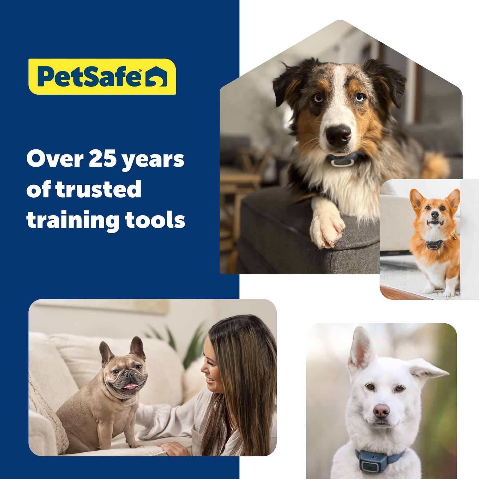 PetSafe Bark Control Collar - Waterproof Basic Bark Control Collar for Dogs 8 lb