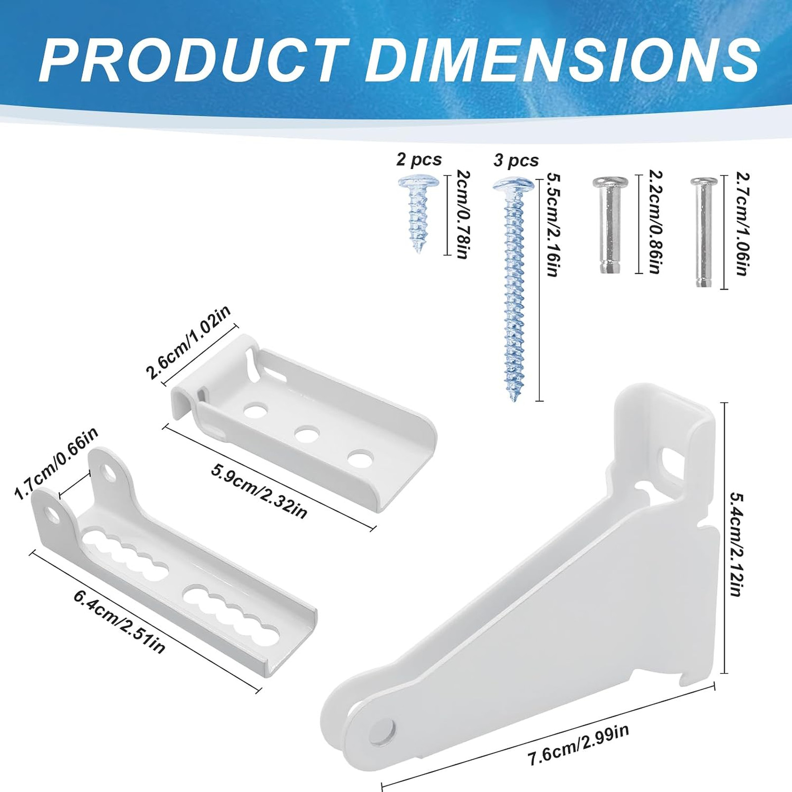 Storm Door Closer Bracket Kit Heavy Duty Replacement for Andersen Emco Larson
