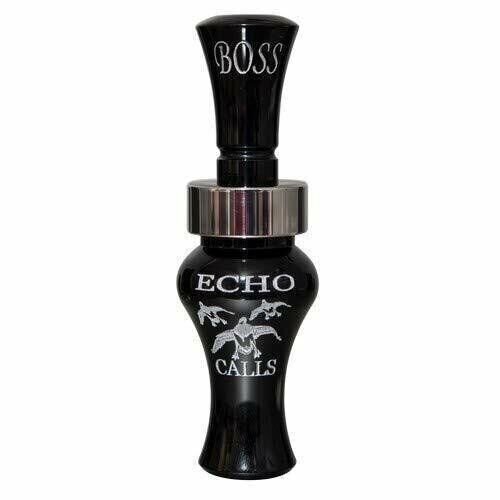 Echo Calls 80002 Boss Competition Single Reed Duck Call Mallard Black Acrylic
