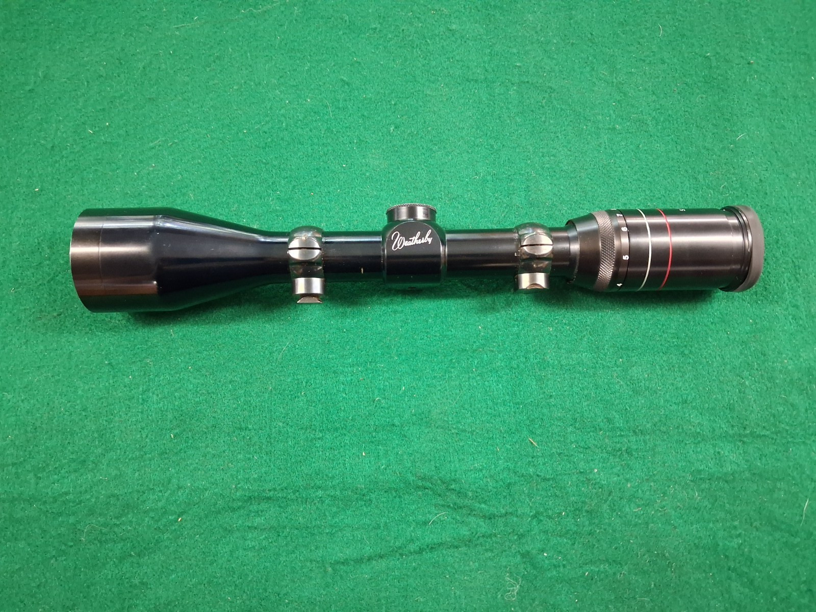 VINTAGE WEATHERBY SUPREME 3-9X44 GLOSS RIFLE SCOPE DUPLEX RETICLE