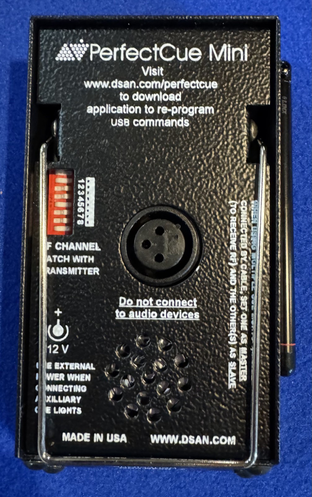 DSAN PerfectCue PC Mini Cue System w/Case, 2 Transmitters & Power Supply