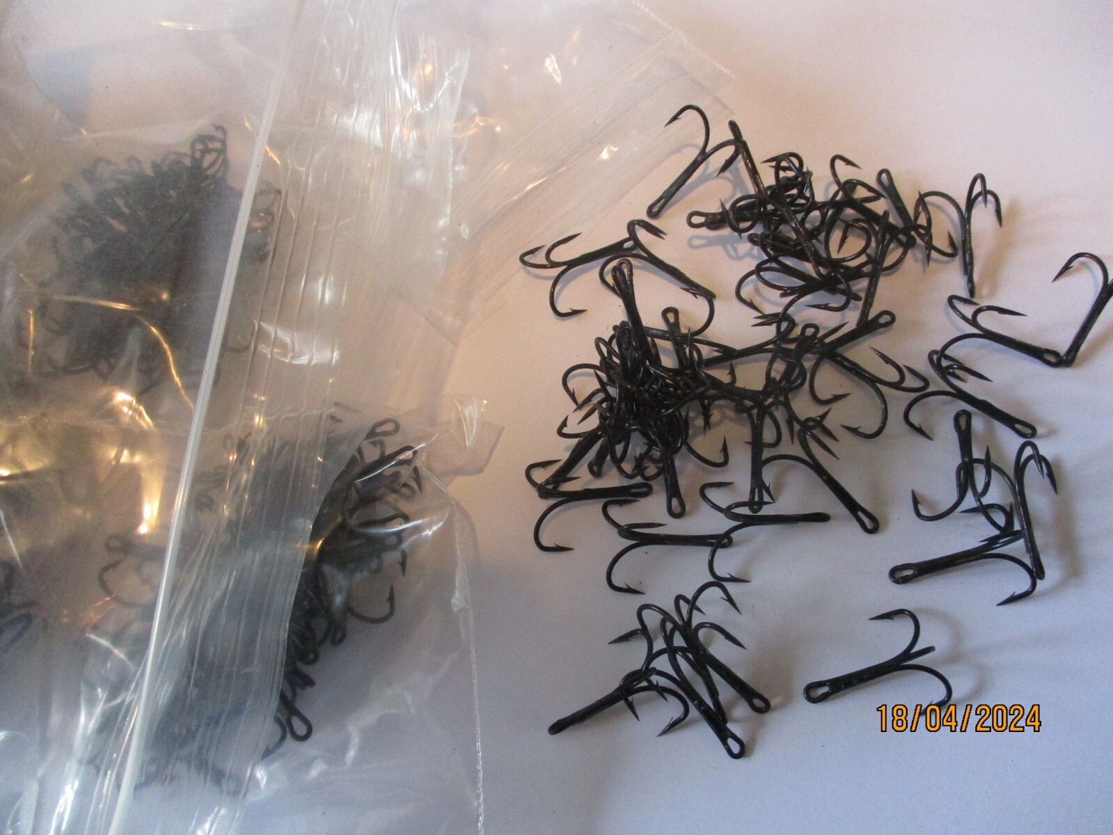 tube fly treble hooks x 500 partridge X3  bulk wholesale black you choose sizes